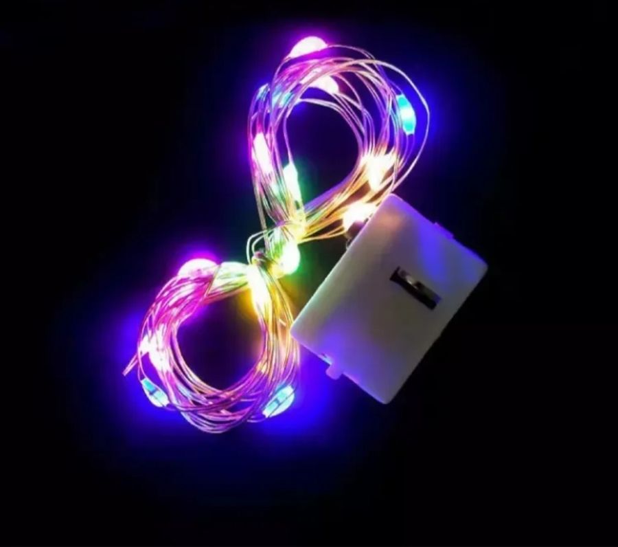 2M 20Led Mini Micro Copper Wire Light Battery Operated Led Strip String Fairy Lights
